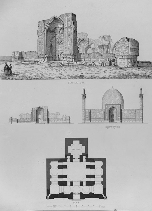 معماری مسجد کبود